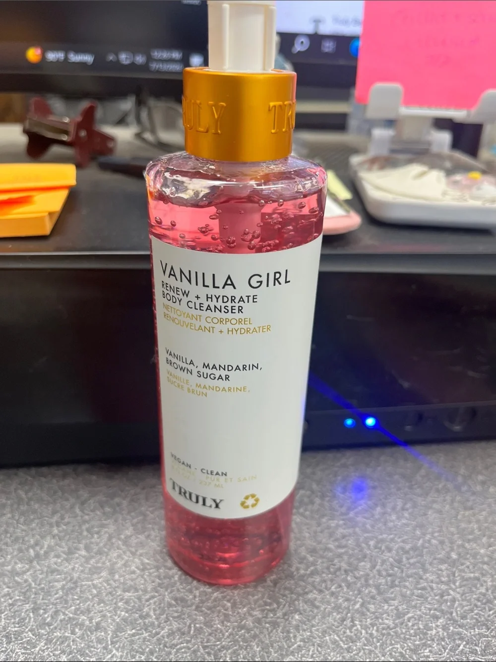 TRULY Vanilla Girl Body Cleanser – Pink with Gold Cap price firm